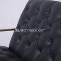 Moderne opholdsstue ægte læder lounge stol